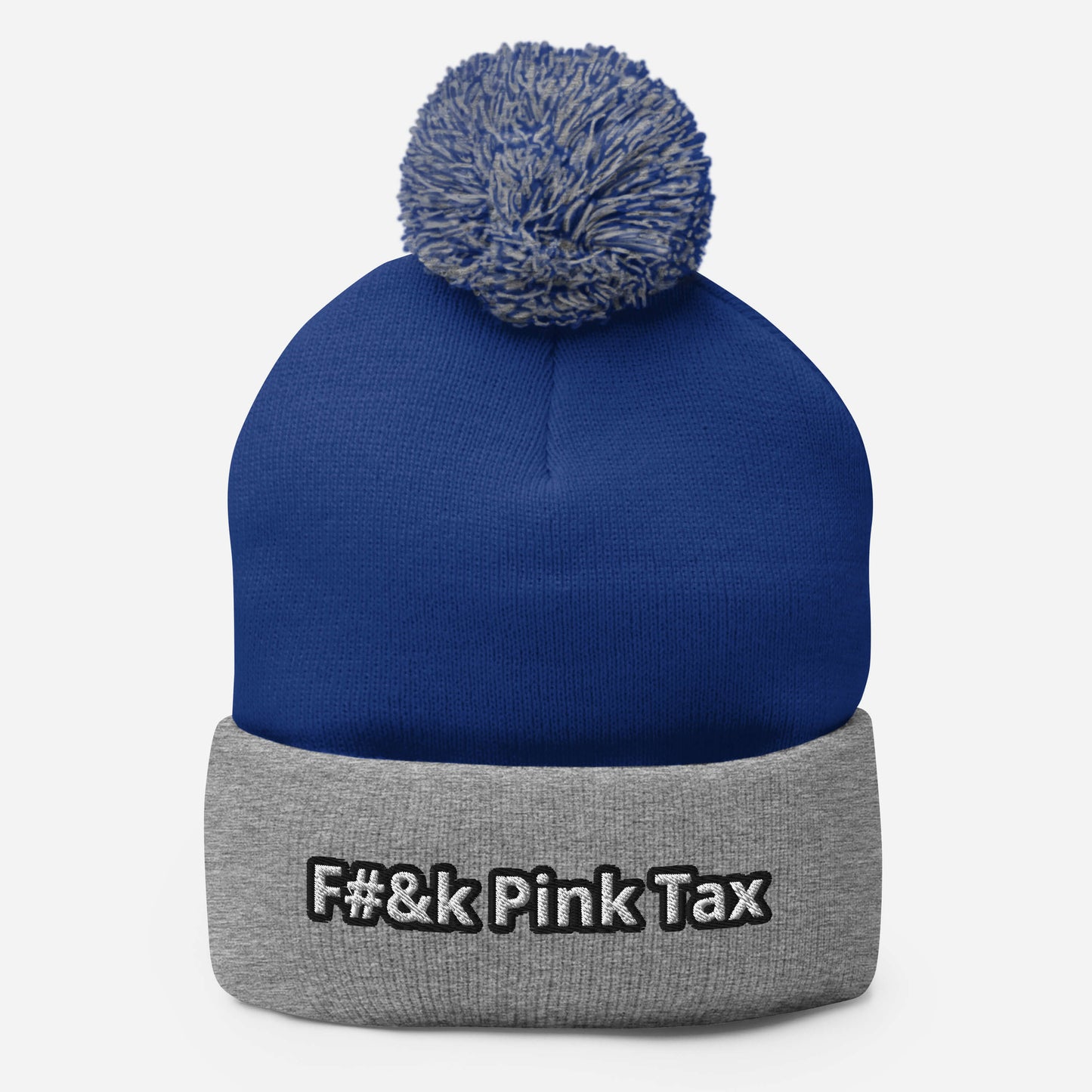 F#&k Pink Tax Pom-Pom Beanie